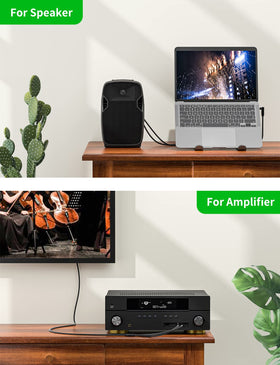 EMK bi-directional stereo transmission delivers clear sound between source devices and receivers.