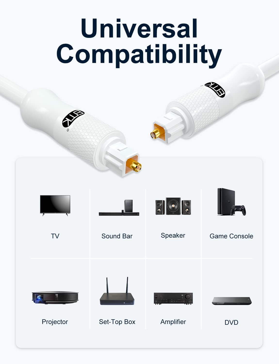 EMK dust cap protection keeps connectors clean for consistent performance.