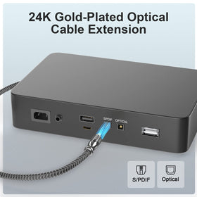 EMK Nylon-jacketed cable highlights durability and flexible strain relief.