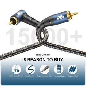 Right-angle 90° design from EMK to save space in cluttered setups.