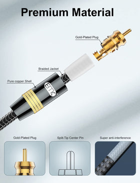 EMK dual shielding minimizes RF and EM interference for clearer sound.