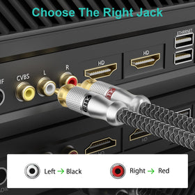 EMK cable beside ruler showing 15ft scale, provides the reach you need