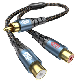 EMK RCA splitter copper shell for durable, reliable connections.
