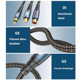EMK oxygen-free copper conductor preserves crisp sound transmission.