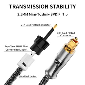 EMK removable dust cap protects gold-plated connectors during storage.
