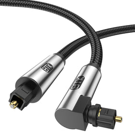 EMK right-angle Toslink cable for clean wall-mounted setups