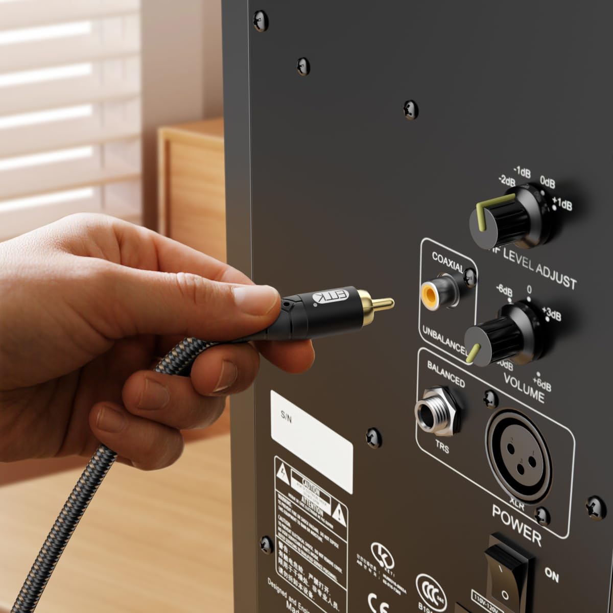 EMK 10ft length offers flexible placement in home theaters