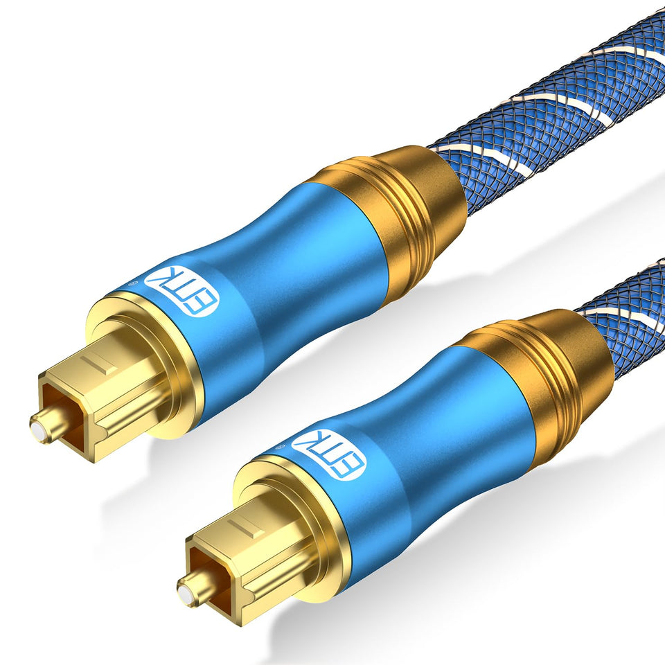 EMK front connector showing secure Toslink fit and stable signal