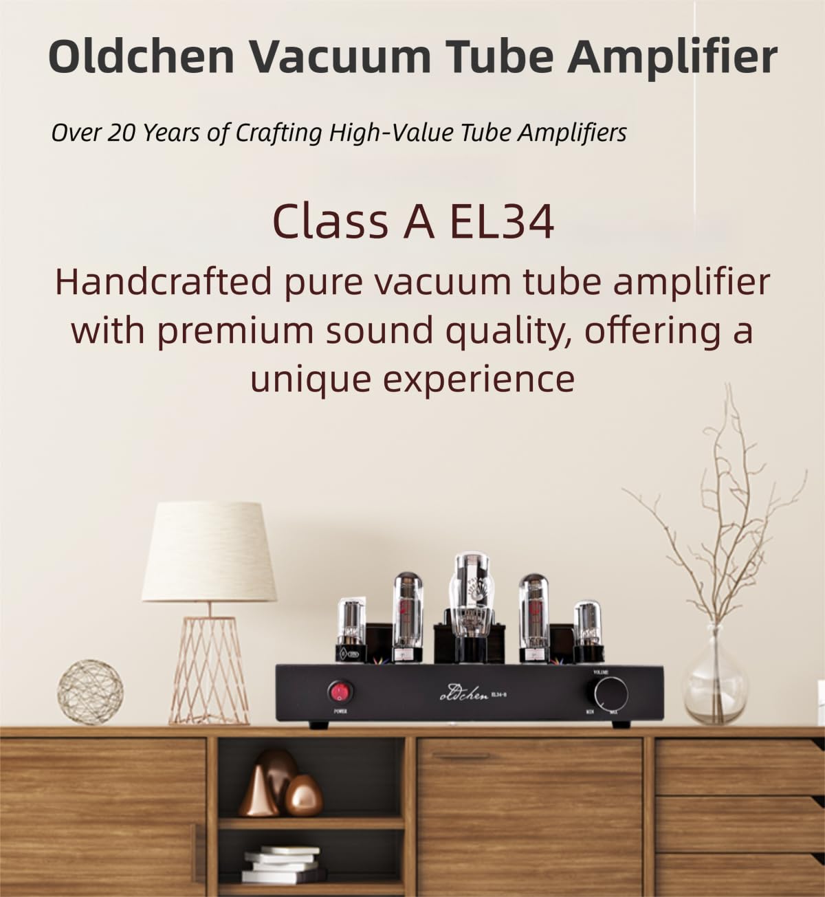 Emoryseric Oldchen EL34 interior with hand-wired point-to-point wiring