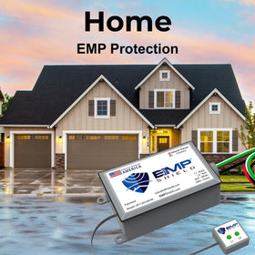 EMP Shield concealed model installation showing flush mounted box for clean discreet protection