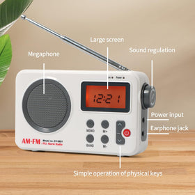 EMVANV portable shower speaker with 20 presets for quick access.