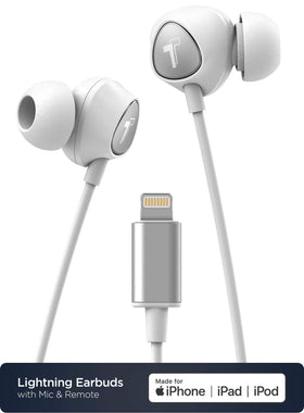 ENCASED ear tips and carrying case displayed for secure fit and on-the-go protection