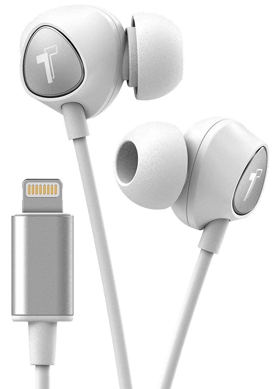 ENCASED Thore V100 front view showing earbuds and clean finish for reliable audio