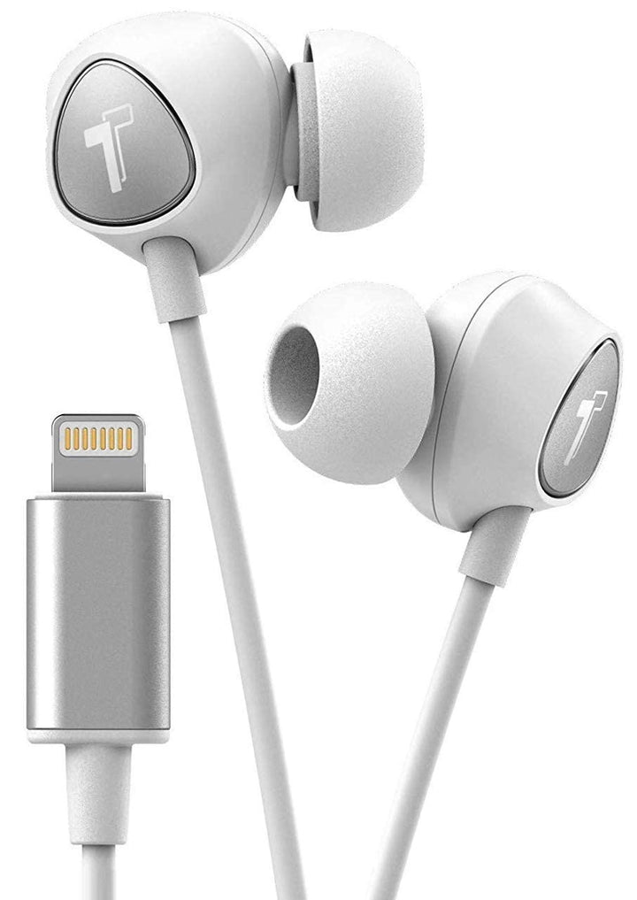 ENCASED Thore V100 front view showing earbuds and clean finish for reliable audio