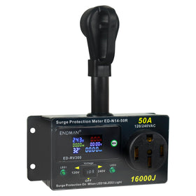 ENDMAN energy monitor shows kWh usage for metered RV parks.