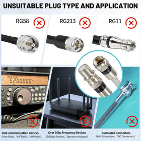 Energeaster included female-to-female coupler extends cable length easily.