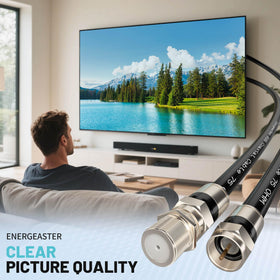 Energeaster indoor outdoor use presents versatile installation in living rooms or patios.