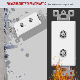 ENERLITES material close-up highlighting polycarbonate durability and impact resistance