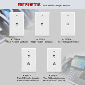 ENERLITES wall plate with included screws ready for quick screwdriver installation