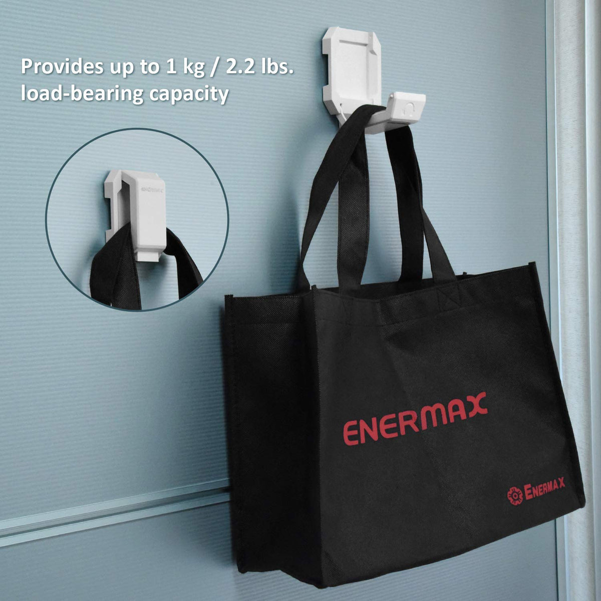 Enermax scratch-proof foam design protects rear surfaces while mounted.