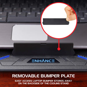 ENHANCE Cryogen blue LED lighting accent for stylish gaming setups