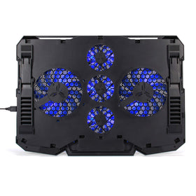 ENHANCE Cryogen alongside 17-inch laptop to illustrate size compatibility