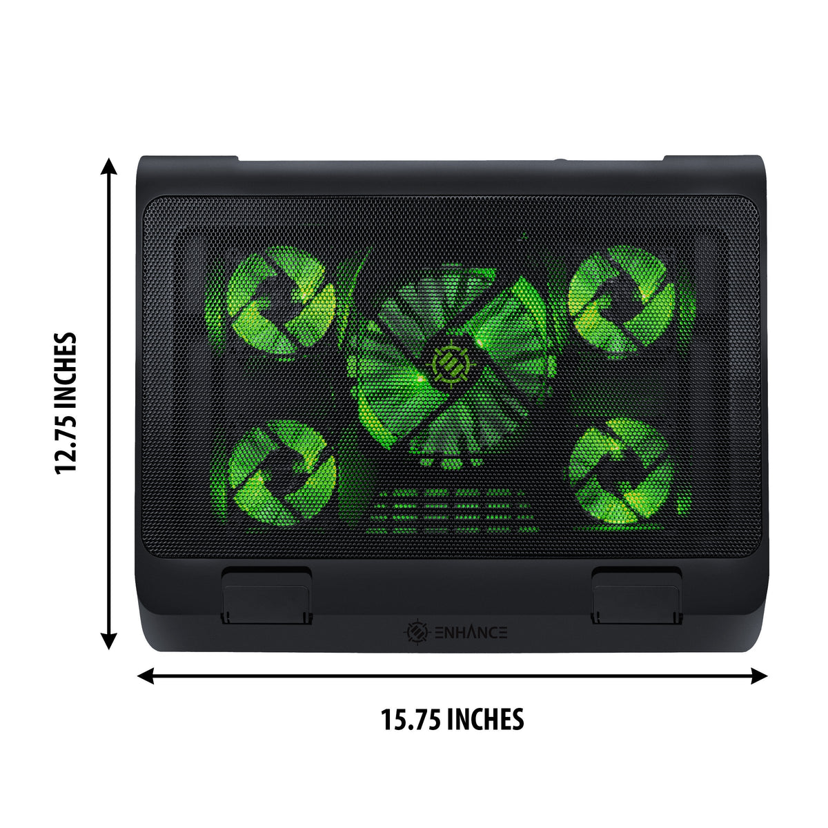 ENHANCE underside view showing fan layout and optimized airflow channels