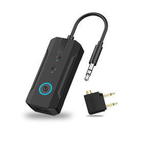 Enhanlife Ultrbeka-BR03 pairing AirPods Gen 1–3 and Pro for wireless use.