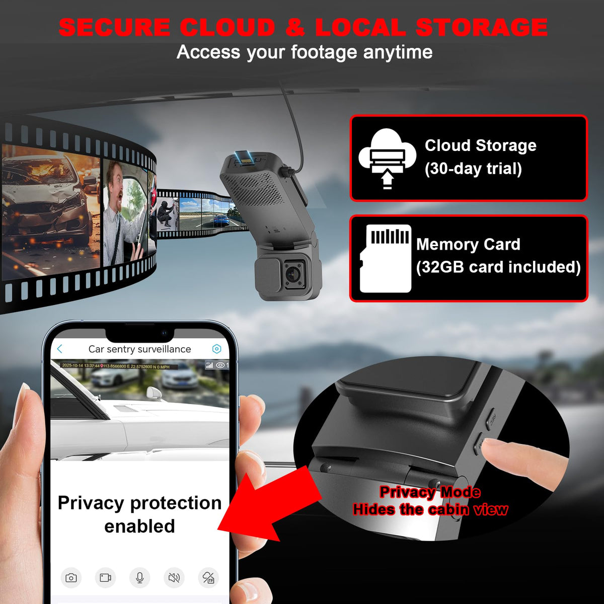 enjf-eocy dashcam cloud storage trial highlights easy backup of important events