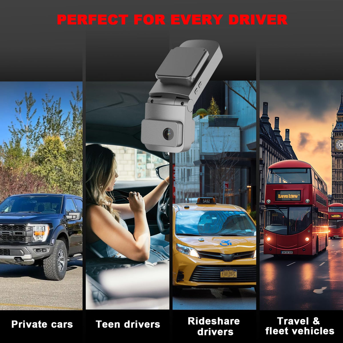 enjf-eocy dashcam park monitoring 24-7 protects parked vehicles around the clock