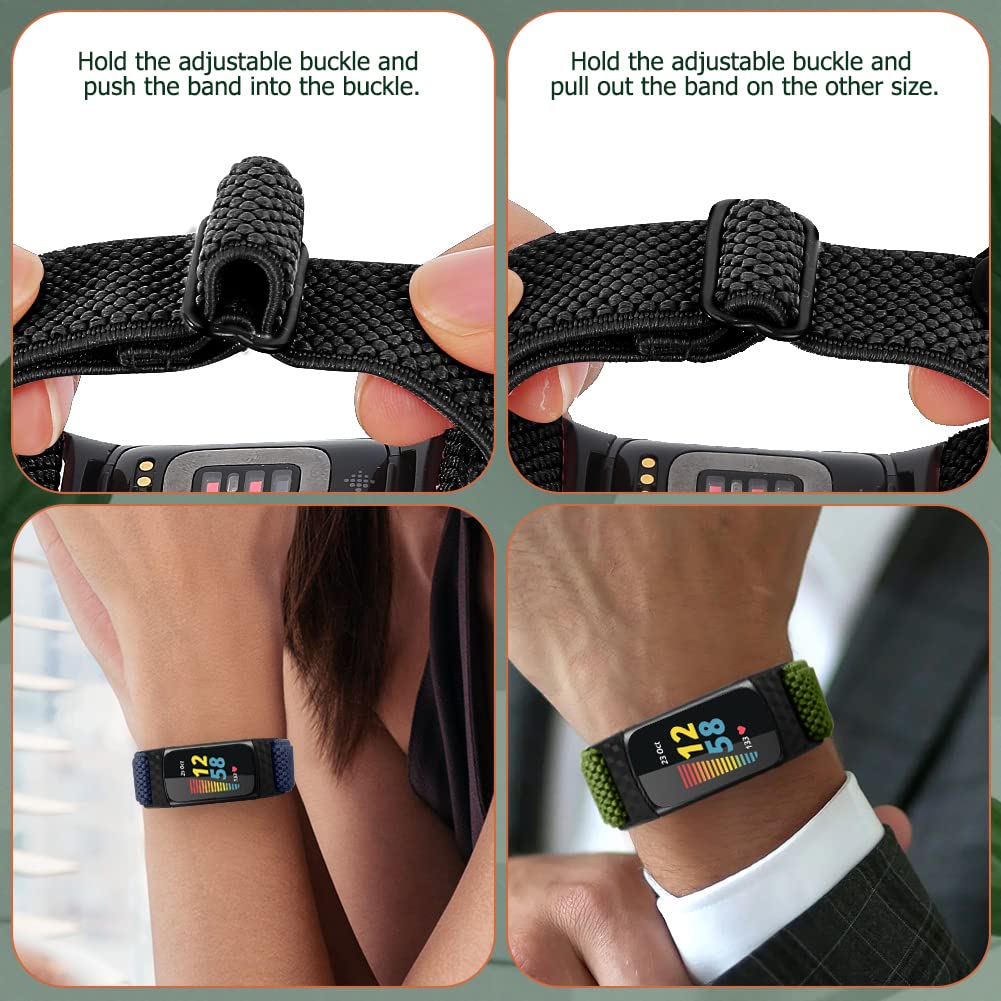 Enkic nylon band with movable buckle for quick size adjustment