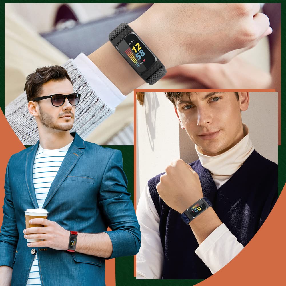 enkic quick-attach band for Fitbit Charge 6/5, secure connection and easy removal