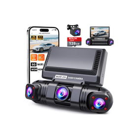 ENLIK dash cam front view with 168° field of view for clear road action