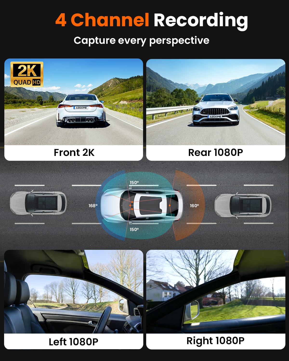 ENLIK night vision front camera with HDR for low light clarity