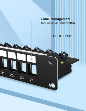 Enmane rear cable management bar supports organized cable routing