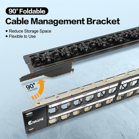 Enmane dual IDC terminals supporting 110 or Krone tools