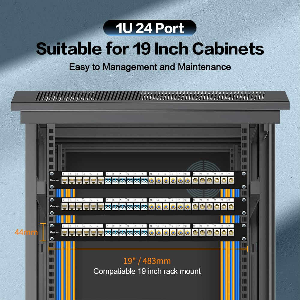Enmane mounting accessories included to simplify installation and setup.
