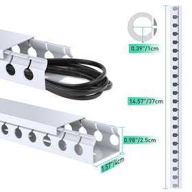 ENONCI Velcro ties included for flexible, reusable cable management.