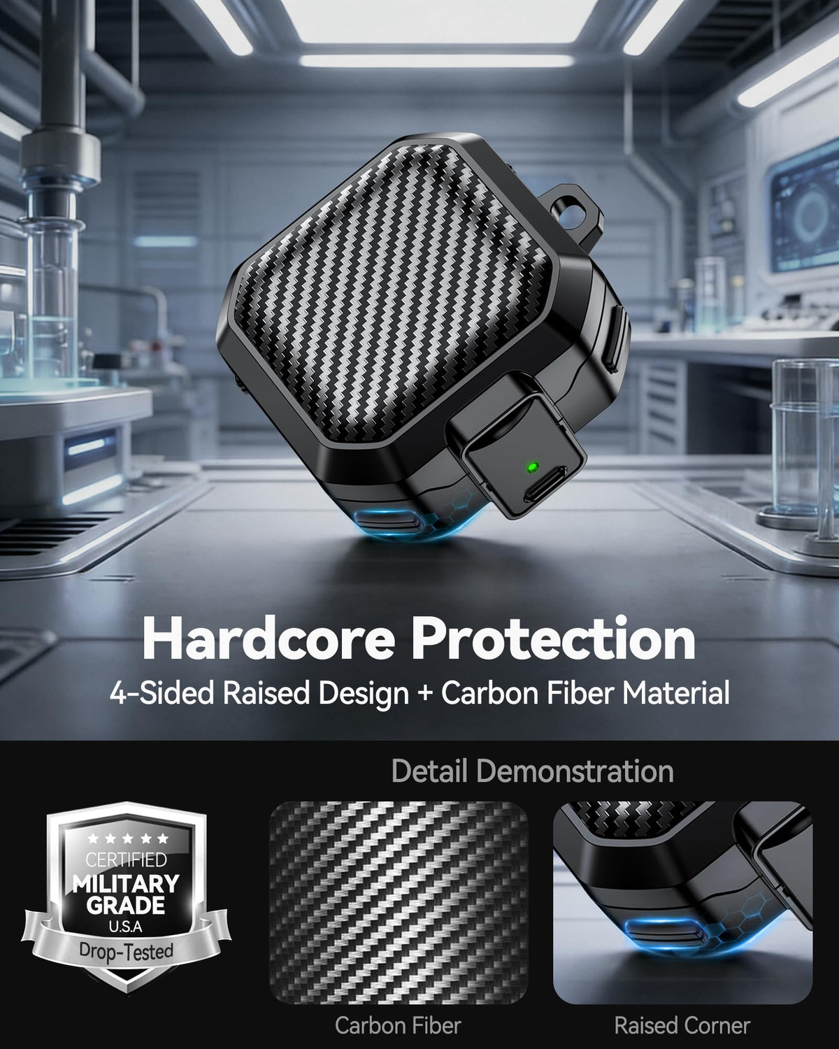 EnsFomte safety lock close-up demonstrates secure lid to prevent drops.