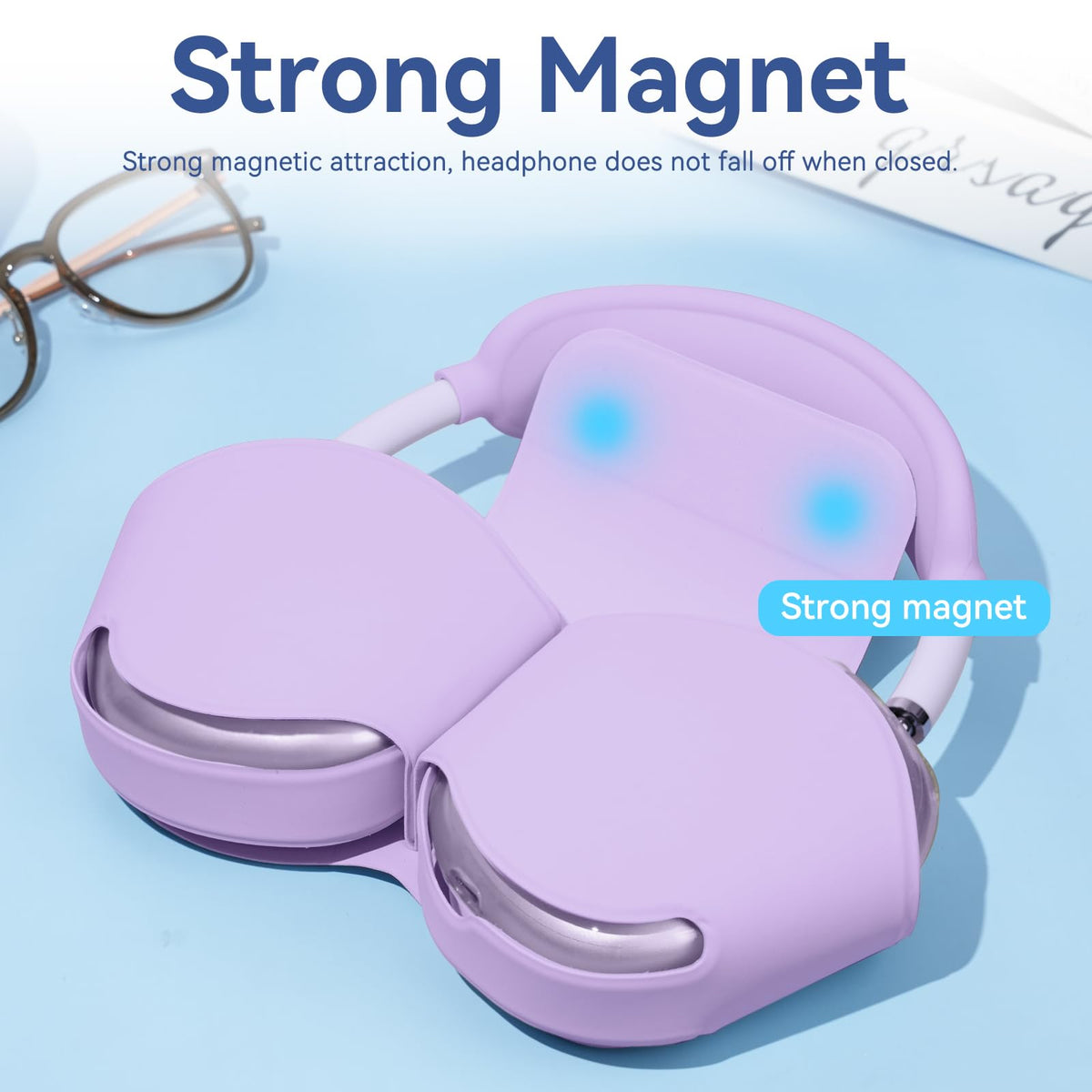 Ensfomte silicone headband top cover showing comfortable grip