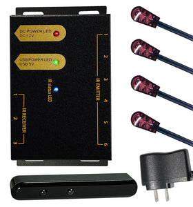 Ensigear receiver confirmation LED illuminated to verify command reception