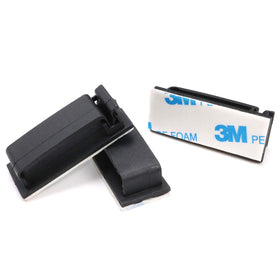 ENVISIONED cable clips on-desk for organized workspace and easy routing