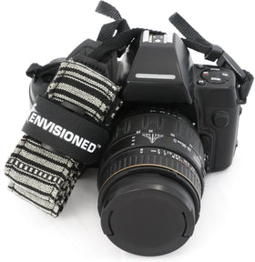 ENVISIONED Cinch Strap around camera gear protects sensors during transport