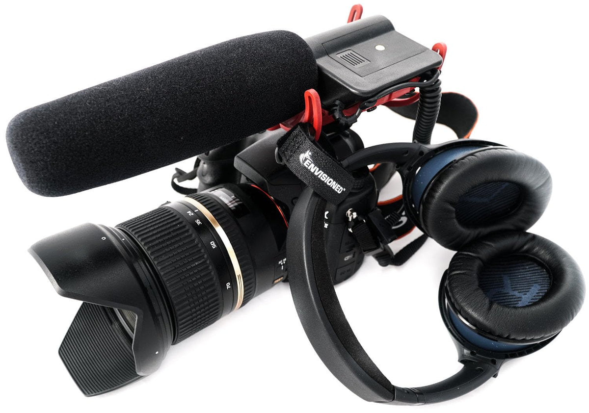 ENVISIONED Soft Cinch Straps securely hold cables without scratching surfaces
