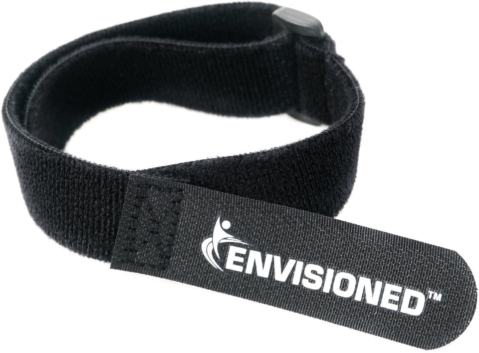 ENVISIONED Soft Touch Cinch Straps side view protect delicate gear with velour comfort