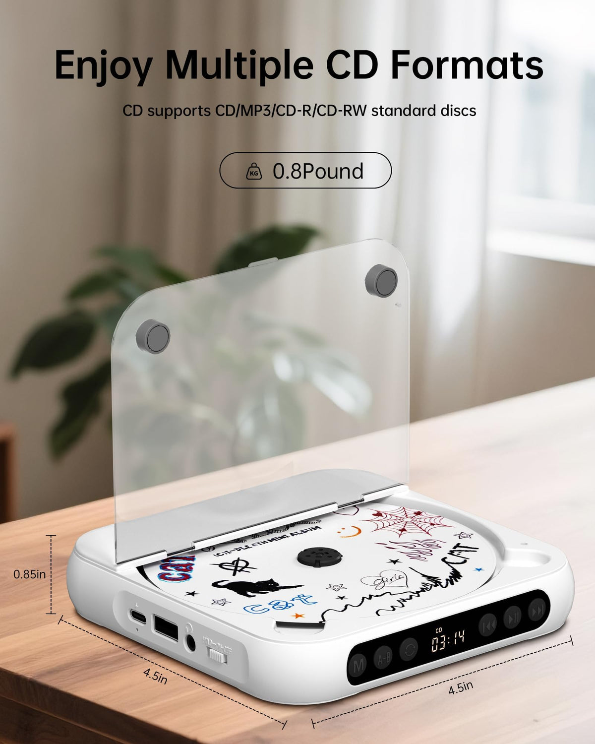 ENVYCLOUD rear ports showing USB and AUX flexibility advantage