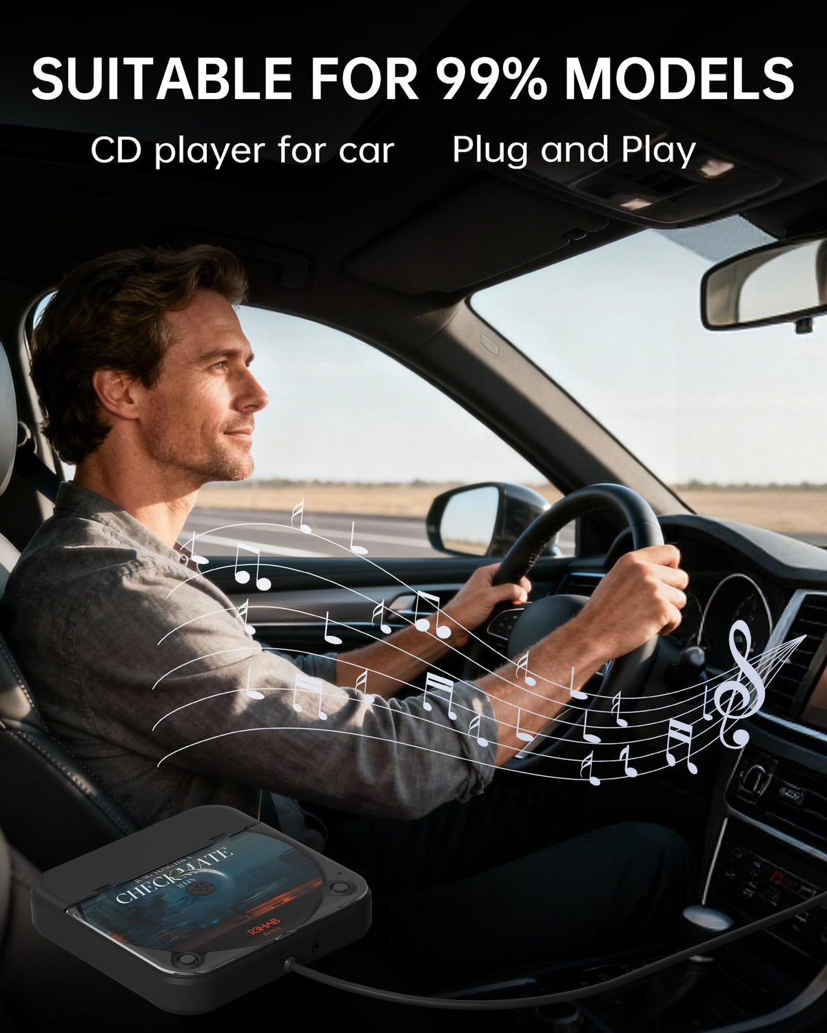 ENVYCLOUD compact design fits on the dash for space-saving setup