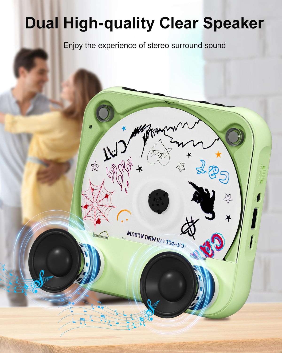 ENVYCLOUD held in hand demonstrating portable size and travel convenience