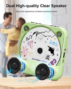 ENVYCLOUD held in hand demonstrating portable size and travel convenience