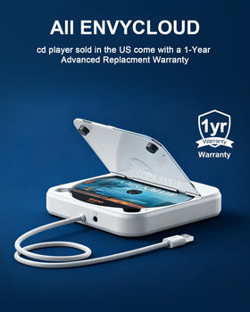 ENVYCLOUD extended USB cable and Type-C adapter included for broad compatibility.